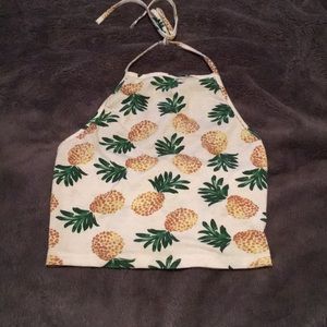Pineapple crop top